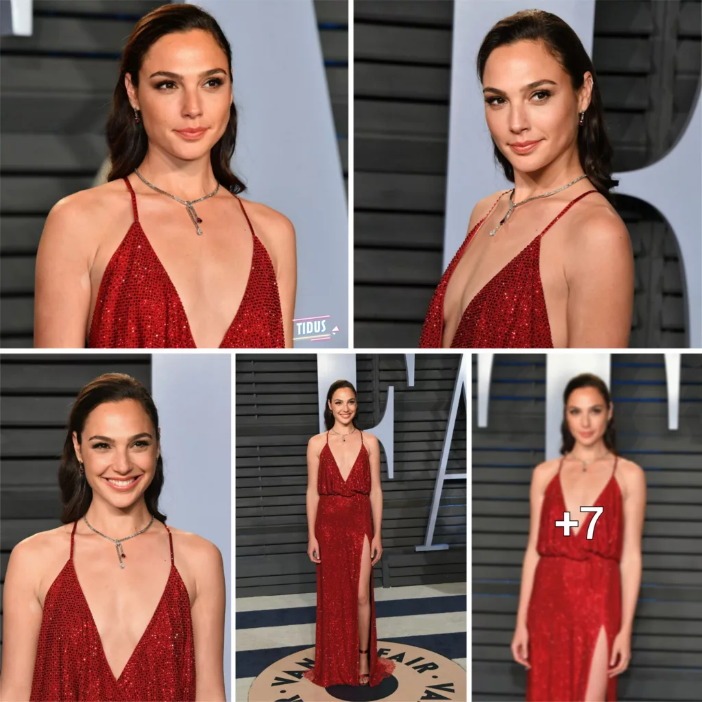 GAL GADOT Dazzles at the 2018 Vanity Fair Oscar Party in Beverly Hills